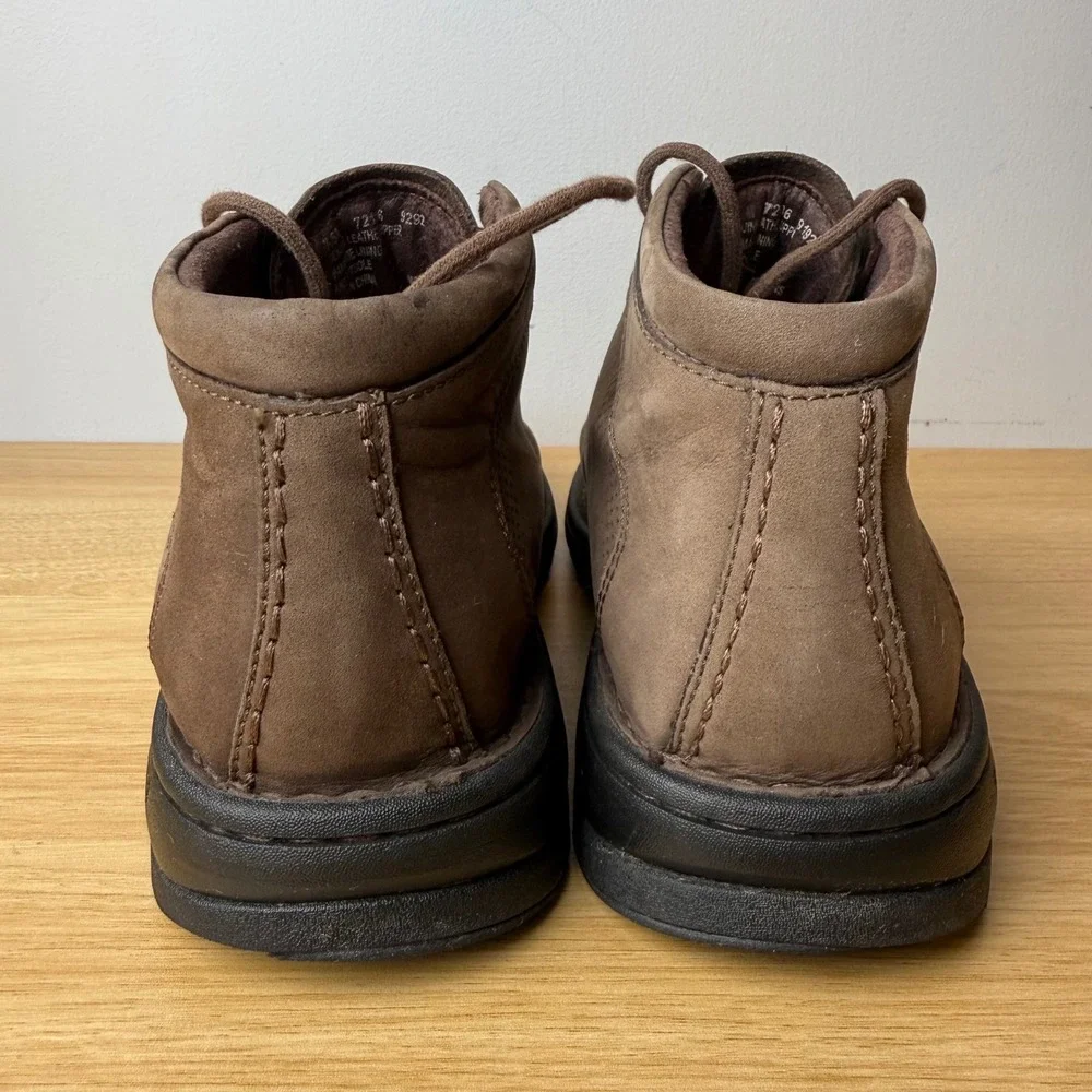 Timberland Chukka Boots Mens 7.5 Brown Waterproof Gore-Tex Leather Outdoor Cabin